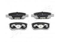 Brake Pad Set, disc brake PP-508AF Japanparts