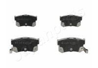 Brake Pad Set, disc brake PP-598AF Japanparts