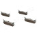 Brake Pad Set, disc brake PP-601AF Japanparts, Thumbnail 2