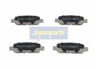 Brake Pad Set, disc brake PP-702AF Japanparts