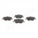 Brake Pad Set, disc brake PP-901AF Japanparts