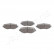 Brake Pad Set, disc brake PP-901AF Japanparts, Thumbnail 2