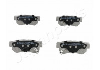 Brake Pad Set, disc brake PP-H04AF Japanparts