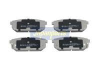 Brake Pad Set, disc brake PP-K03AF Japanparts
