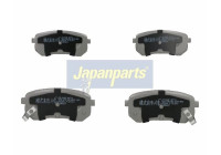 Brake Pad Set, disc brake PP-K04AF Japanparts