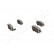 Brake Pad Set, disc brake PP-K06AF Japanparts, Thumbnail 3