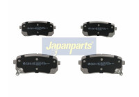 Brake Pad Set, disc brake PP-K07AF Japanparts
