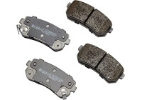 Brake Pad Set, disc brake PP-K09AF Japanparts