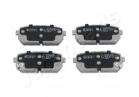 Brake Pad Set, disc brake PP-K10AF Japanparts