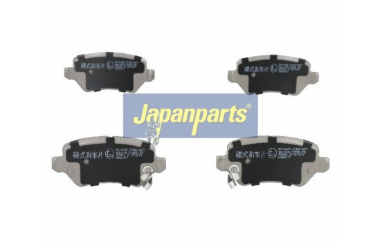 Brake Pad Set, disc brake PP-K12AF Japanparts