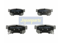 Brake Pad Set, disc brake PP-S01AF Japanparts