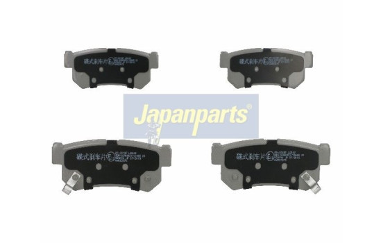 Brake Pad Set, disc brake PP-S01AF Japanparts