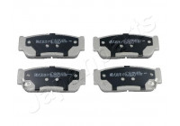 Brake Pad Set, disc brake PP-S02AF Japanparts