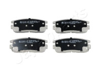 Brake Pad Set, disc brake PP-W04AF Japanparts