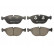 Brake Pad Set, disc brake PREMIER ECO FRICTION FDB1001 Ferodo