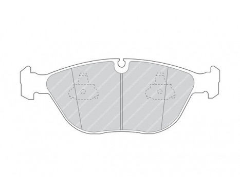 Brake Pad Set, disc brake PREMIER ECO FRICTION FDB1001 Ferodo, Image 3