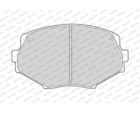 Brake Pad Set, disc brake PREMIER ECO FRICTION FDB1011 Ferodo, Image 3