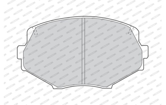 Brake Pad Set, disc brake PREMIER ECO FRICTION FDB1011 Ferodo, Image 3