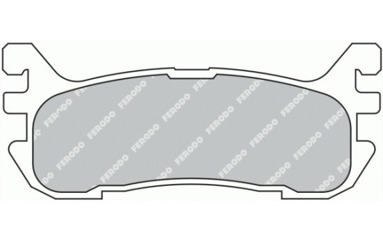 Brake Pad Set, disc brake PREMIER ECO FRICTION FDB1012 Ferodo, Image 2