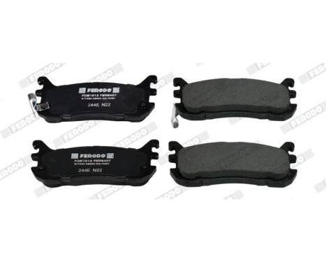 Brake Pad Set, disc brake PREMIER ECO FRICTION FDB1012 Ferodo, Image 4