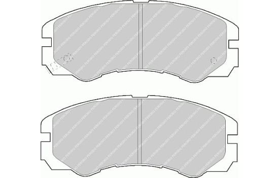 Brake Pad Set, disc brake PREMIER ECO FRICTION FDB1015 Ferodo, Image 2