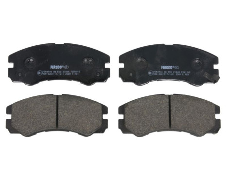 Brake Pad Set, disc brake PREMIER ECO FRICTION FDB1015 Ferodo