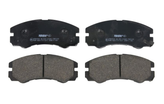 Brake Pad Set, disc brake PREMIER ECO FRICTION FDB1015 Ferodo