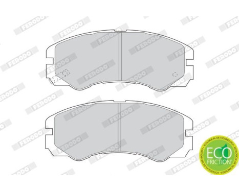 Brake Pad Set, disc brake PREMIER ECO FRICTION FDB1015 Ferodo, Image 4