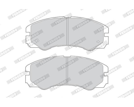 Brake Pad Set, disc brake PREMIER ECO FRICTION FDB1015 Ferodo, Image 4