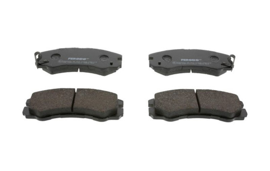 Brake Pad Set, disc brake PREMIER ECO FRICTION FDB1015 Ferodo, Image 3