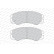Brake Pad Set, disc brake PREMIER ECO FRICTION FDB1015 Ferodo, Thumbnail 4