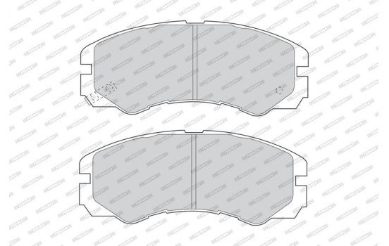 Brake Pad Set, disc brake PREMIER ECO FRICTION FDB1015 Ferodo, Image 4