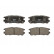 Brake Pad Set, disc brake PREMIER ECO FRICTION FDB1017 Ferodo