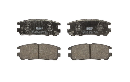 Brake Pad Set, disc brake PREMIER ECO FRICTION FDB1017 Ferodo