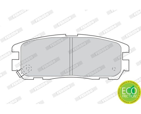 Brake Pad Set, disc brake PREMIER ECO FRICTION FDB1017 Ferodo, Image 4