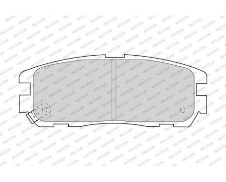 Brake Pad Set, disc brake PREMIER ECO FRICTION FDB1017 Ferodo, Image 4