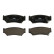 Brake Pad Set, disc brake PREMIER ECO FRICTION FDB1020 Ferodo