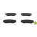 Brake Pad Set, disc brake PREMIER ECO FRICTION FDB1020 Ferodo, Thumbnail 3