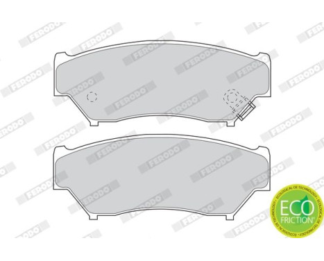 Brake Pad Set, disc brake PREMIER ECO FRICTION FDB1020 Ferodo, Image 4