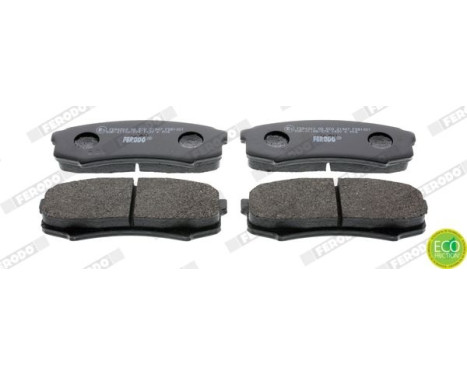 Brake Pad Set, disc brake PREMIER ECO FRICTION FDB1021 Ferodo, Image 2