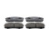 Brake Pad Set, disc brake PREMIER ECO FRICTION FDB1021 Ferodo, Thumbnail 2