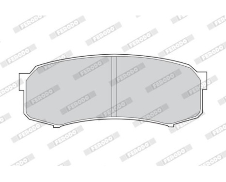 Brake Pad Set, disc brake PREMIER ECO FRICTION FDB1021 Ferodo, Image 3