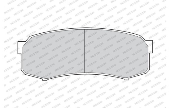 Brake Pad Set, disc brake PREMIER ECO FRICTION FDB1021 Ferodo, Image 3