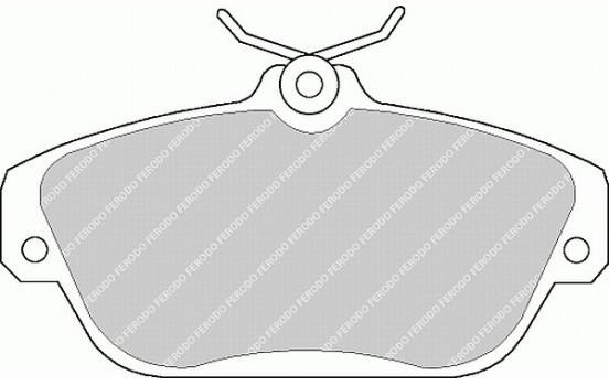 Brake Pad Set, disc brake PREMIER ECO FRICTION FDB1024 Ferodo, Image 2