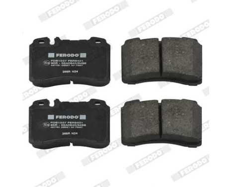 Brake Pad Set, disc brake PREMIER ECO FRICTION FDB1037 Ferodo, Image 4
