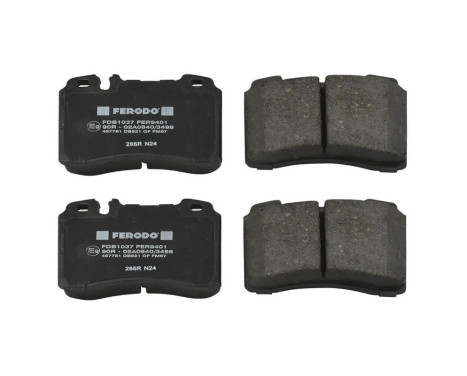 Brake Pad Set, disc brake PREMIER ECO FRICTION FDB1037 Ferodo, Image 3