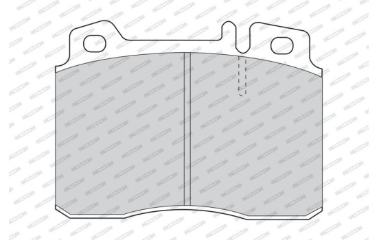 Brake Pad Set, disc brake PREMIER ECO FRICTION FDB1037 Ferodo, Image 4