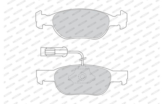 Brake Pad Set, disc brake PREMIER ECO FRICTION FDB1040 Ferodo, Image 4