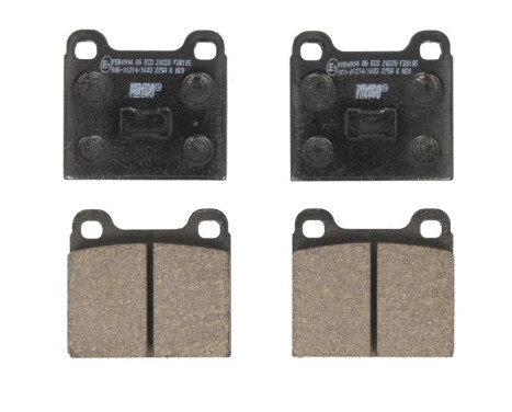 Brake Pad Set, disc brake PREMIER ECO FRICTION FDB105 Ferodo