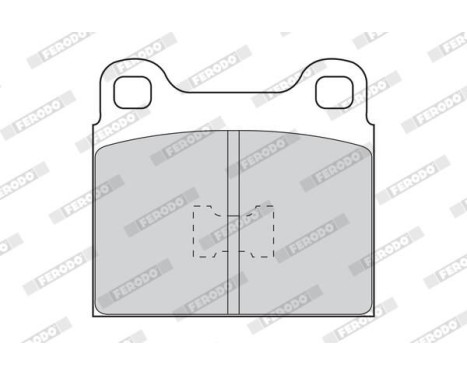Brake Pad Set, disc brake PREMIER ECO FRICTION FDB105 Ferodo, Image 4